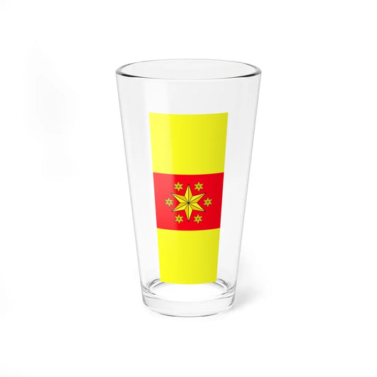 Flag of Gornji Grad vertical (Slovenia) Pint Glass 16oz 16oz - Go Mug Yourself