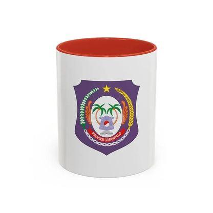 Flag of Gorontalo Indonesia - Accent Coffee Mug 11oz Red - Go Mug Yourself