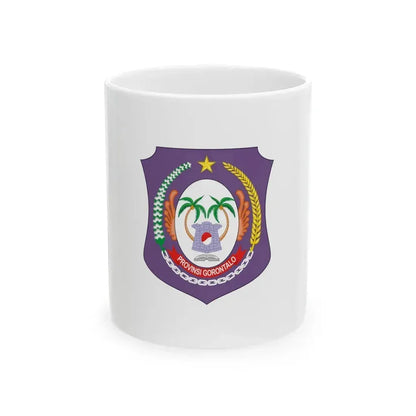 Flag of Gorontalo Indonesia - White Coffee Mug 11oz - Go Mug Yourself