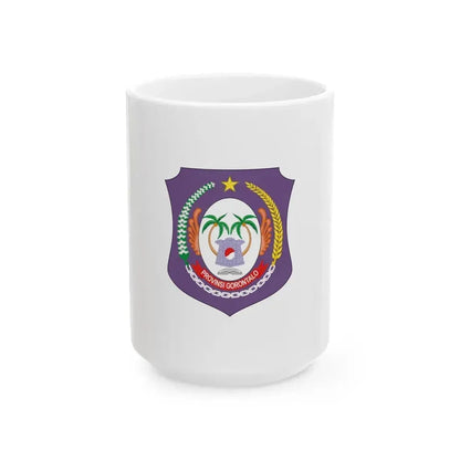 Flag of Gorontalo Indonesia - White Coffee Mug 15oz - Go Mug Yourself
