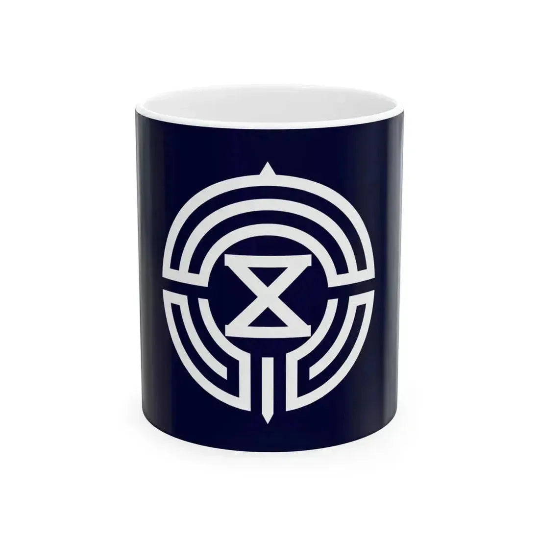 Flag of Gosen Niigata 1950-2006 (Japan) White Coffee Mug 11oz - Go Mug Yourself