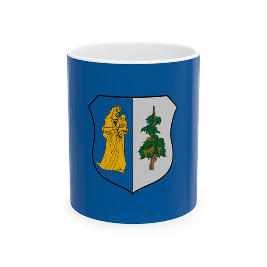 Flag of Gosfa (Hungary) White Coffee Mug-11oz-Go Mug Yourself