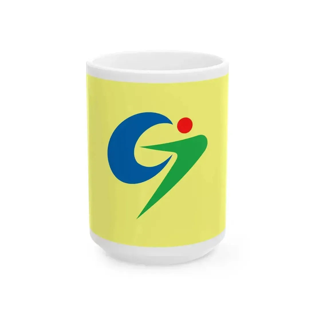 Flag of Goshogawara Aomori (Japan) White Coffee Mug 15oz - Go Mug Yourself