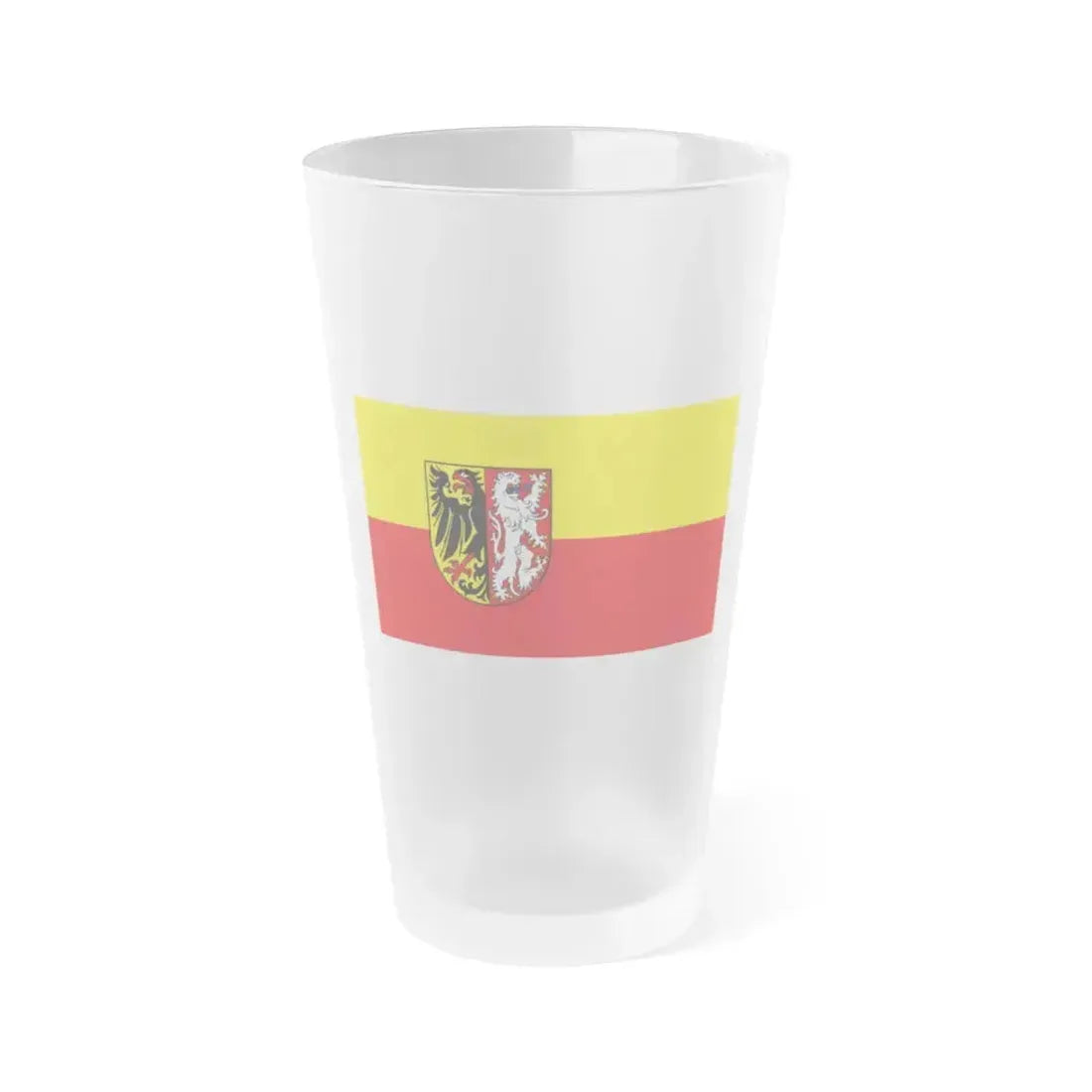 Flag of Goslar Germany - Frosted Pint Glass 16oz 16oz Frosted - Go Mug Yourself