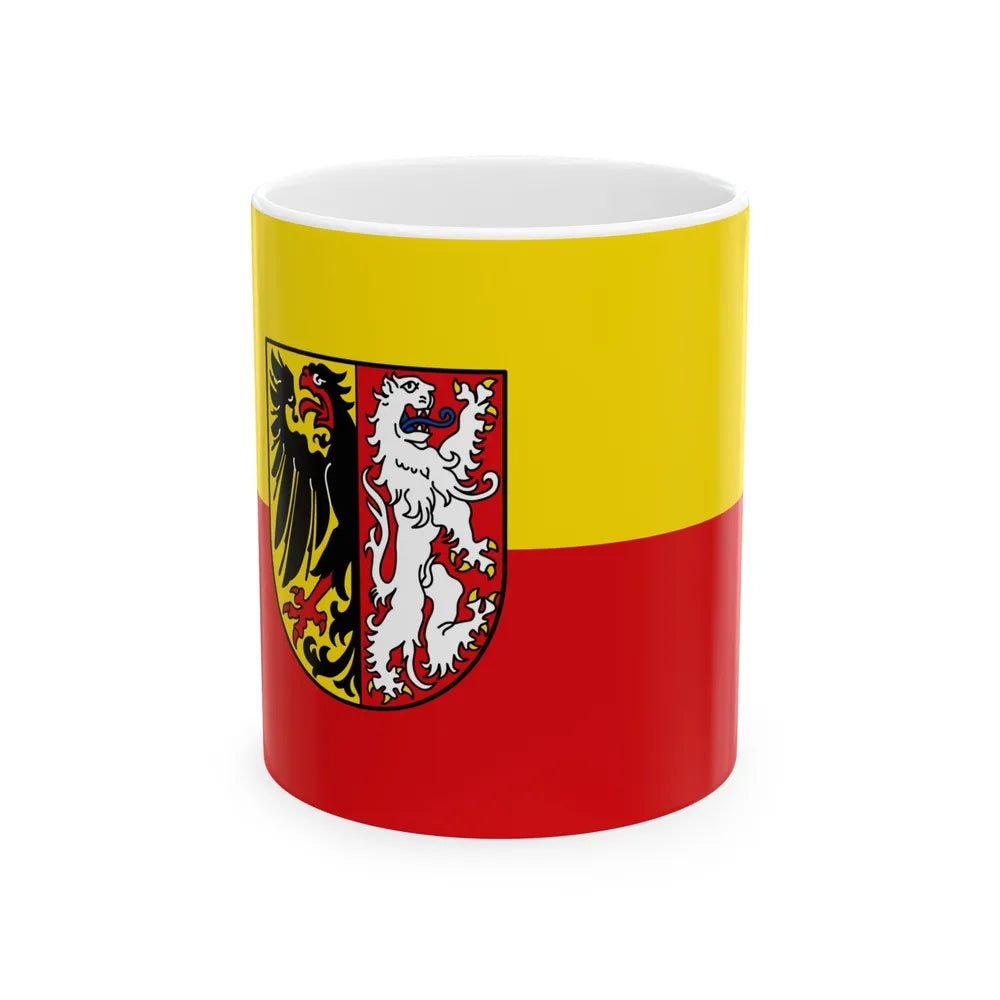 Flag of Goslar Germany - White Coffee Mug-11oz-Go Mug Yourself