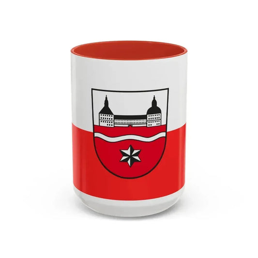 Flag of Gotha Germany - Accent Coffee Mug 15oz Red - Go Mug Yourself