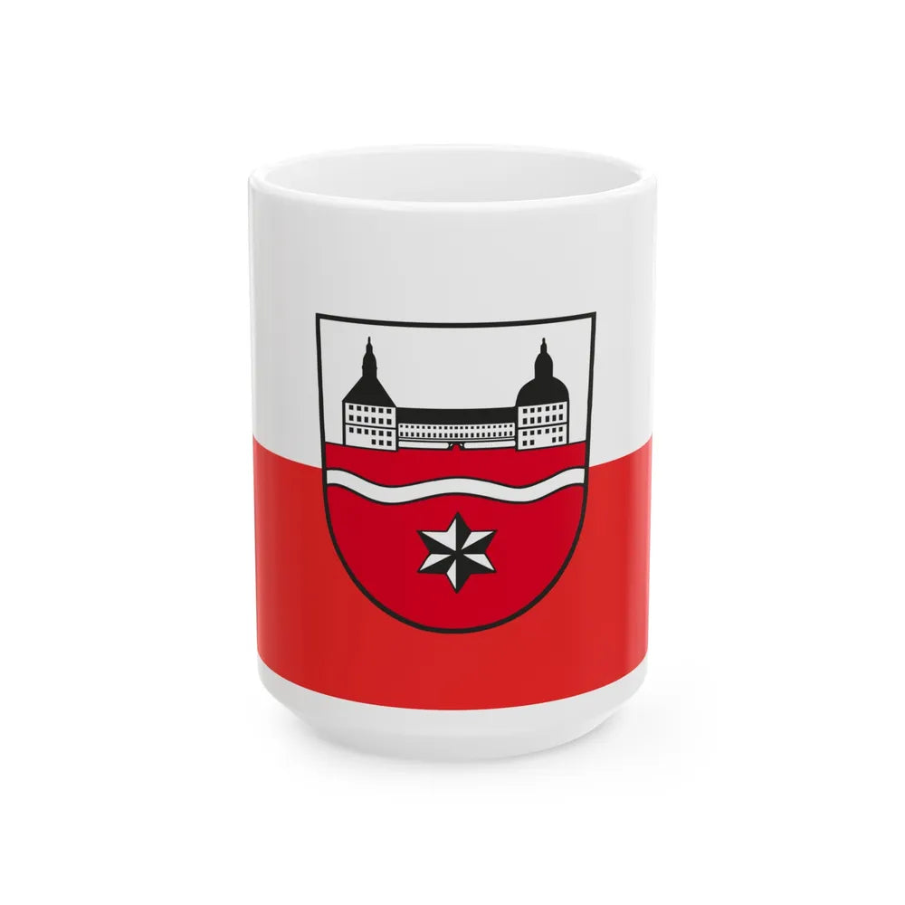 Flag of Gotha Germany - White Coffee Mug-15oz-Go Mug Yourself