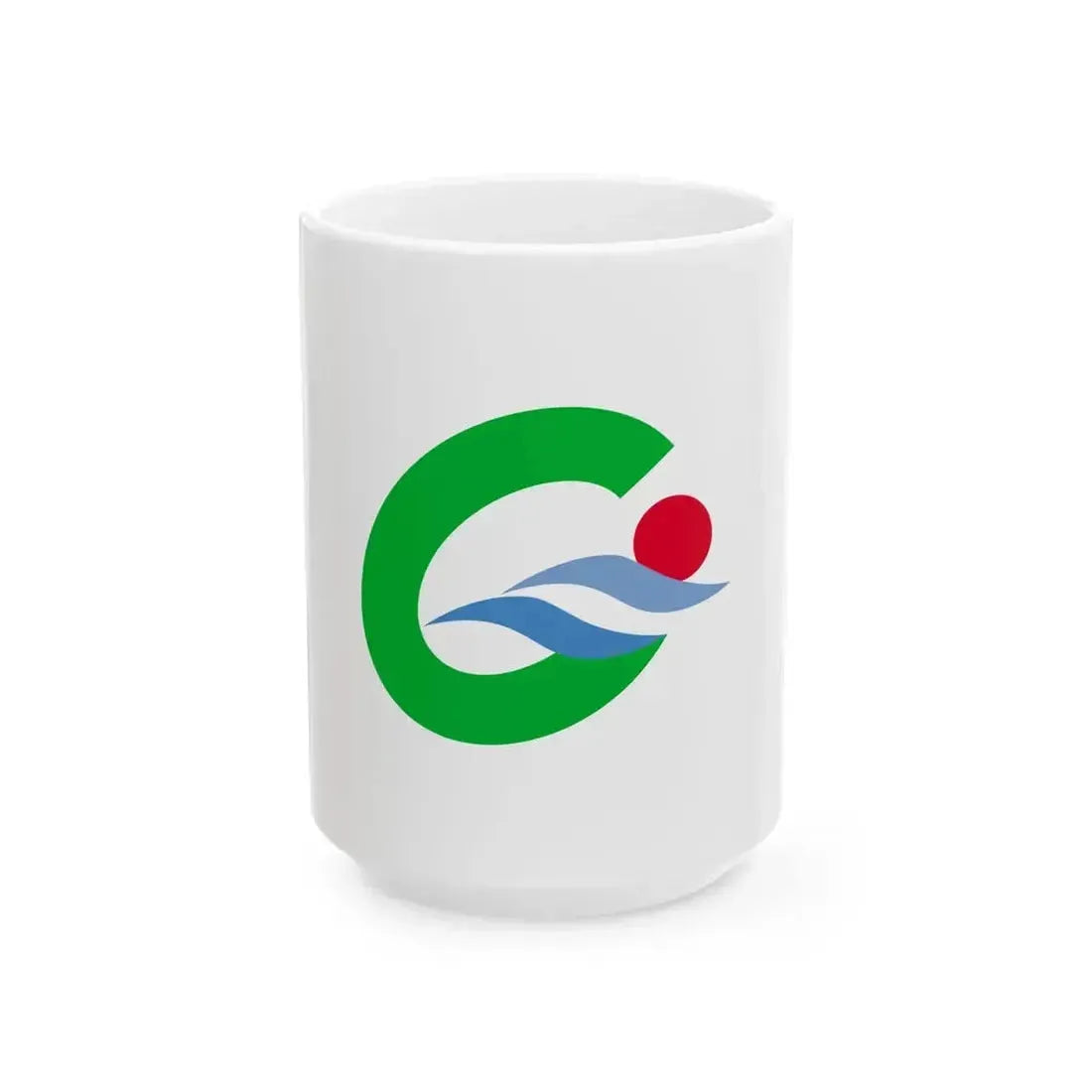 Flag of Goto Nagasaki (Japan) White Coffee Mug 15oz - Go Mug Yourself