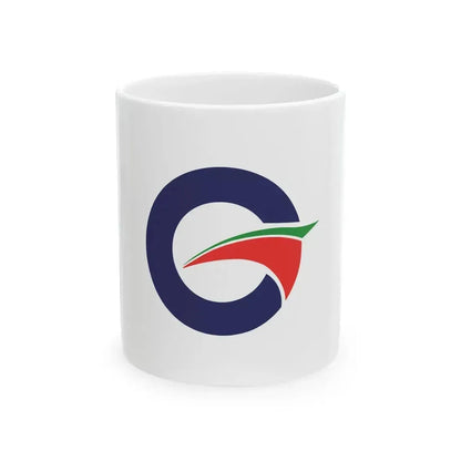 Flag of Gotsu Shimane (Japan) White Coffee Mug 11oz - Go Mug Yourself