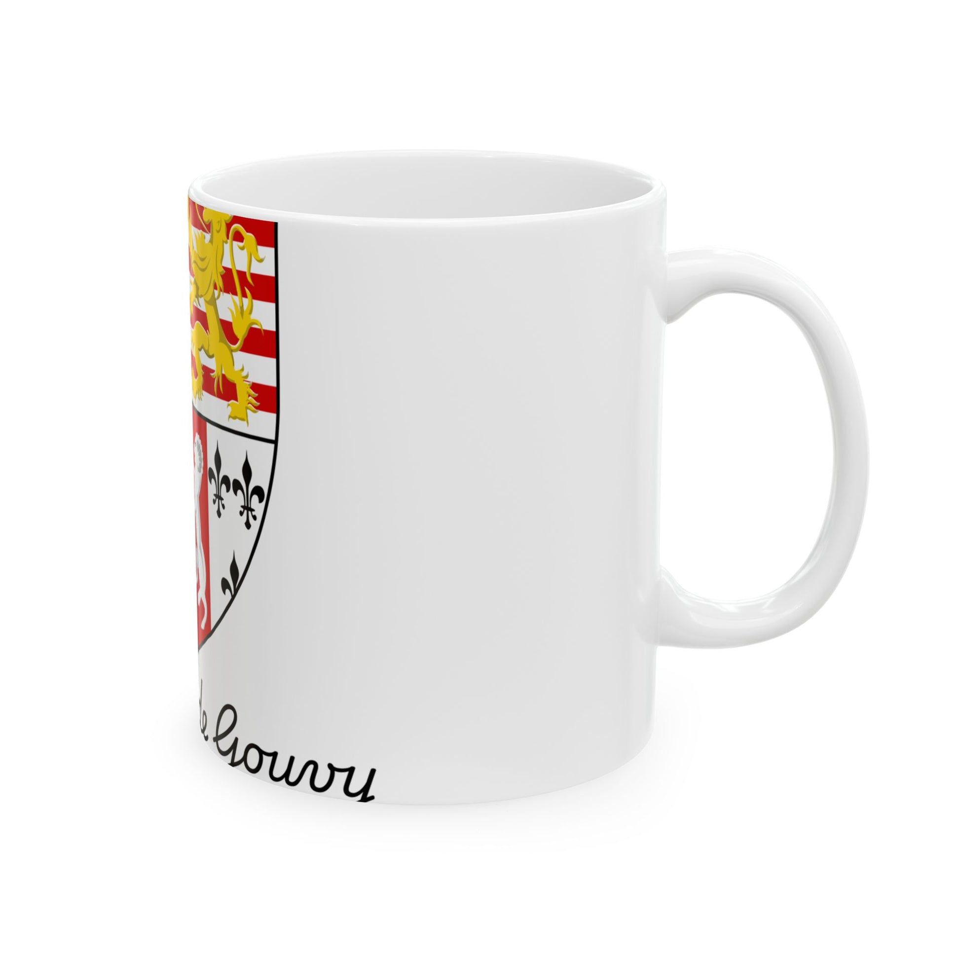 Flag of Gouvy (Belgium) White Coffee Mug-Go Mug Yourself