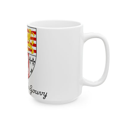 Flag of Gouvy (Belgium) White Coffee Mug-Go Mug Yourself