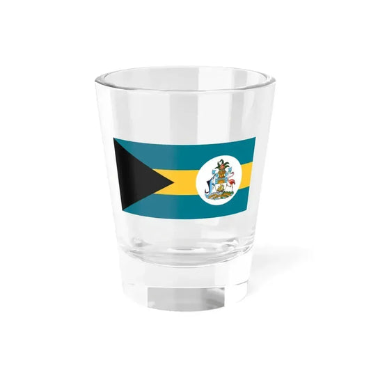 Flag of government ministers of the Bahamas (Bahamas) Shot Glass 1.5oz 1.5oz - Go Mug Yourself
