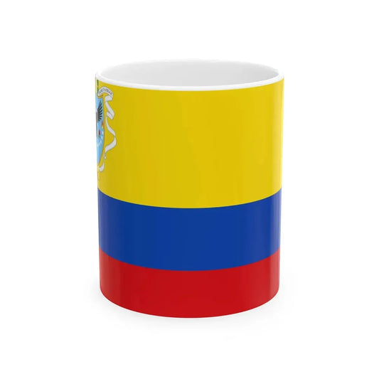Flag of Gran Colombia 1820-1821 (Colombia) White Coffee Mug 11oz - Go Mug Yourself