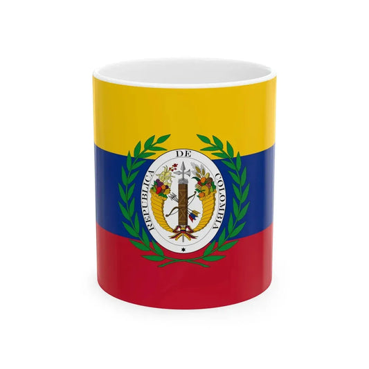 Flag of Gran Colombia (Colombia) White Coffee Mug 11oz - Go Mug Yourself