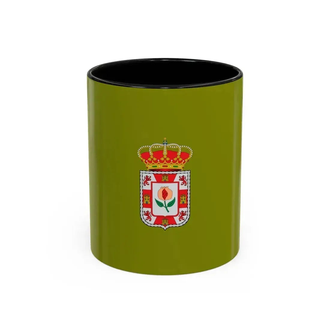 Flag of Granada Spain - Accent Coffee Mug 11oz Black - Go Mug Yourself
