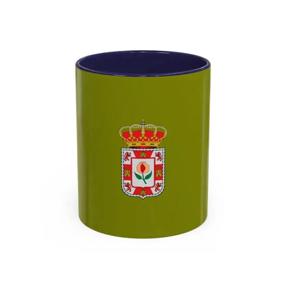 Flag of Granada Spain - Accent Coffee Mug 11oz Navy - Go Mug Yourself