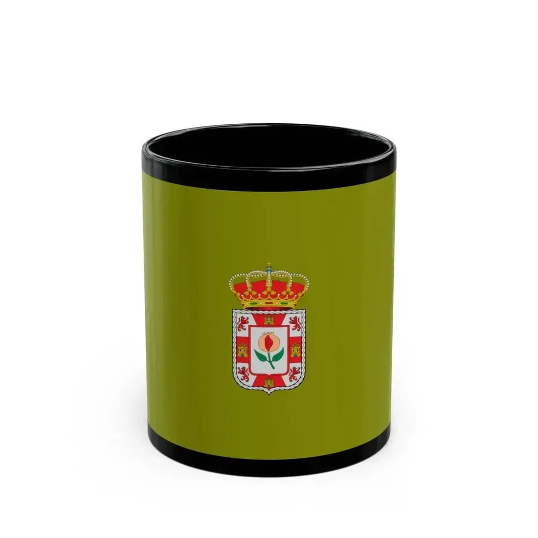 Flag of Granada Spain - Black Coffee Mug 11oz - Go Mug Yourself