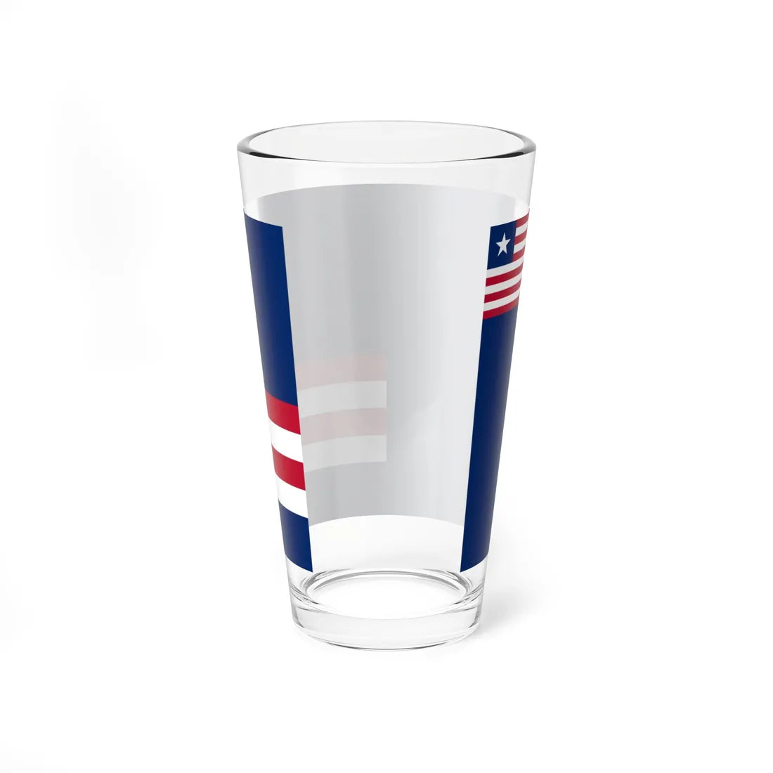 Flag of Grand Bassa County (Liberia) Pint Glass 16oz - Go Mug Yourself