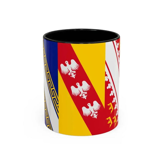 Flag of Grand Est France 2 - Accent Coffee Mug 11oz Black - Go Mug Yourself