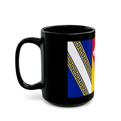 Flag of Grand Est France 2 - Black Coffee Mug - Go Mug Yourself