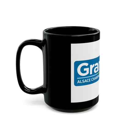 Flag of Grand Est France - Black Coffee Mug-Go Mug Yourself