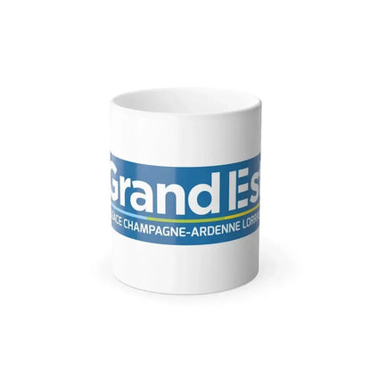 Flag of Grand Est France - Color Changing Coffee Mug 11oz - Go Mug Yourself