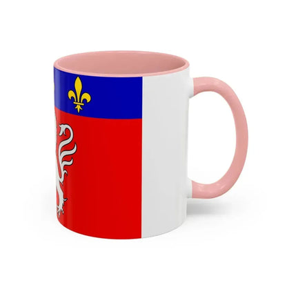 Flag of Grand Lyon France 2 - Accent Coffee Mug - Go Mug Yourself