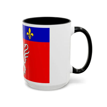 Flag of Grand Lyon France 2 - Accent Coffee Mug - Go Mug Yourself