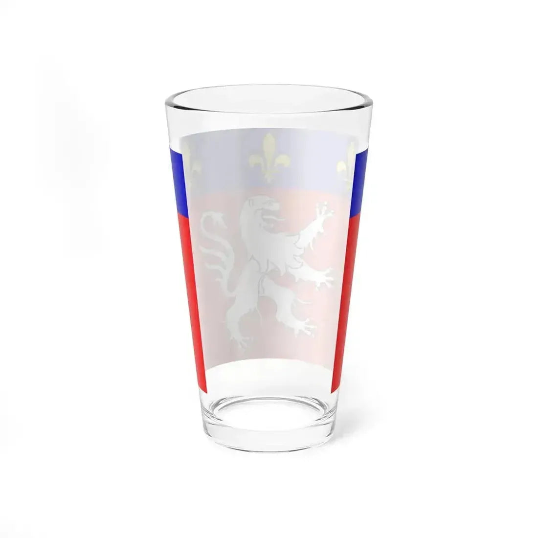Flag of Grand Lyon France 2 - Pint Glass 16oz - Go Mug Yourself