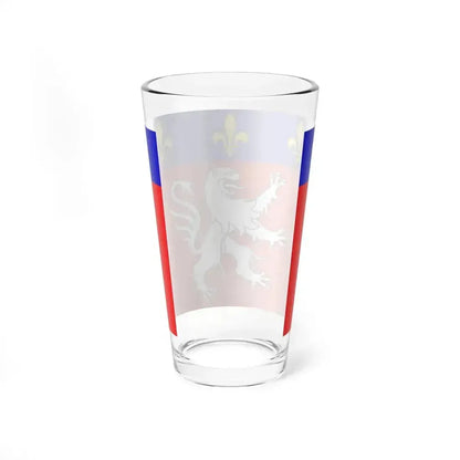Flag of Grand Lyon France 2 - Pint Glass 16oz - Go Mug Yourself