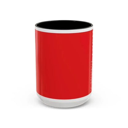 Flag of Grand Lyon France - Accent Coffee Mug 15oz Black - Go Mug Yourself