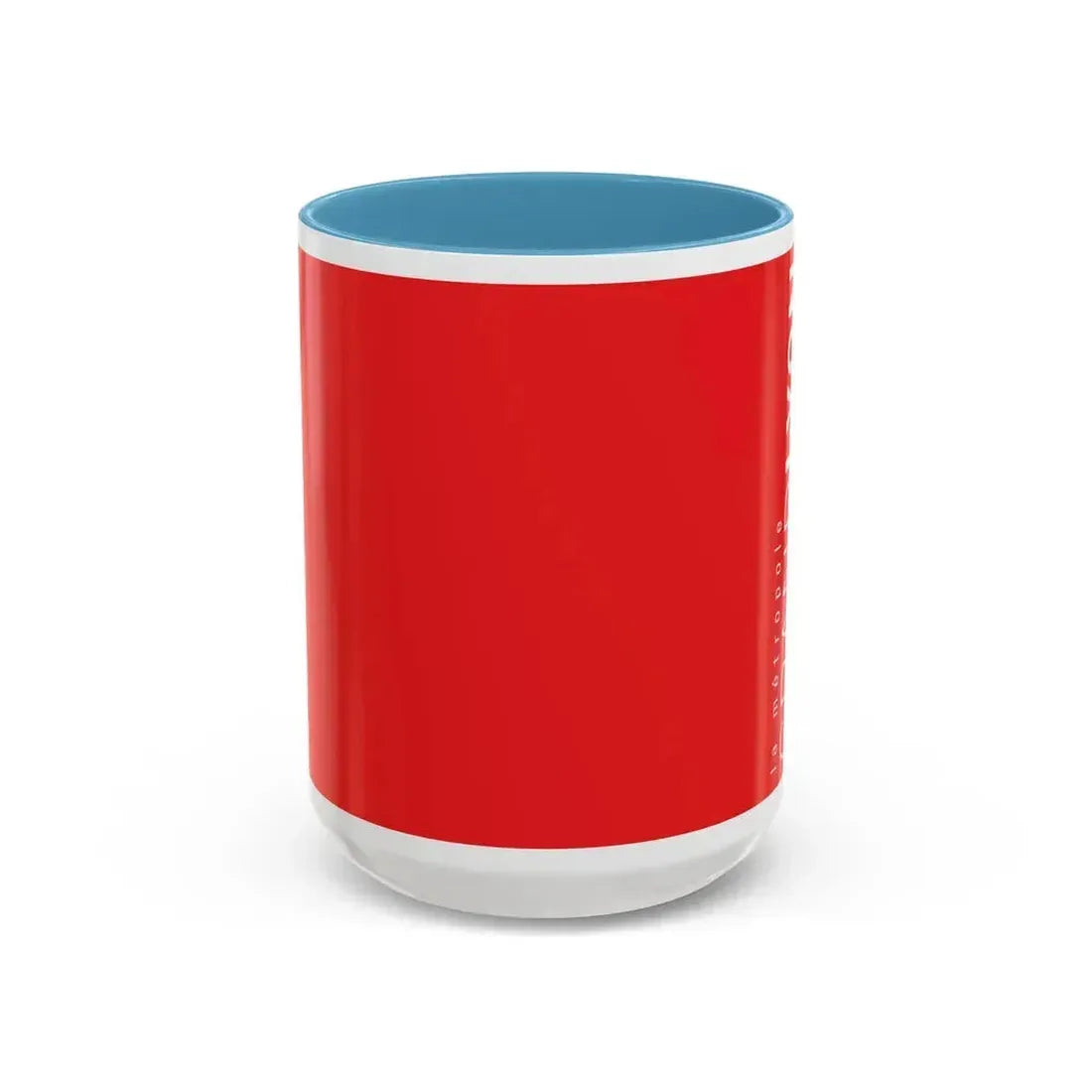 Flag of Grand Lyon France - Accent Coffee Mug 15oz Light Blue - Go Mug Yourself