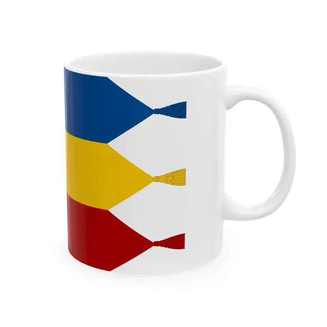 Flag of Grand National Assembly from Alba Iulia 2 (Oman) White Coffee Mug - Go Mug Yourself