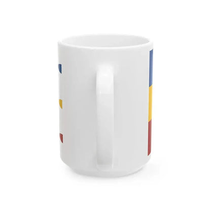 Flag of Grand National Assembly from Alba Iulia 2 (Oman) White Coffee Mug - Go Mug Yourself