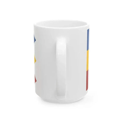 Flag of Grand National Assembly from Alba Iulia 3 (Oman) White Coffee Mug - Go Mug Yourself