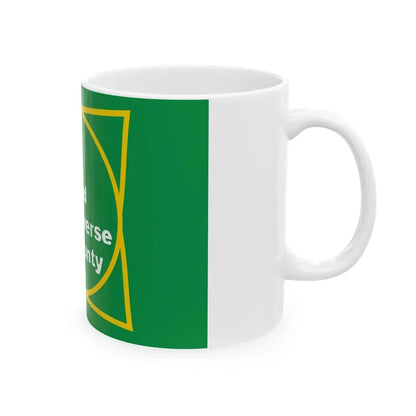 Flag of Grand Traverse County Michigan (United States) White Coffee Mug - Go Mug Yourself
