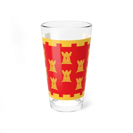 Flag of Greater Manchester UK - Pint Glass 16oz 16oz - Go Mug Yourself