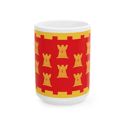 Flag of Greater Manchester UK - White Coffee Mug 15oz - Go Mug Yourself