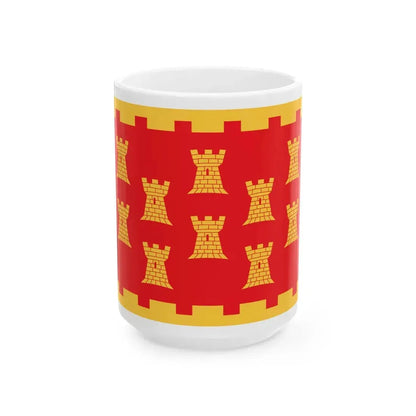 Flag of Greater Manchester UK - White Coffee Mug 15oz - Go Mug Yourself