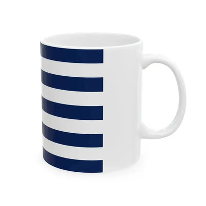 Flag of Greece 1970-1975 3-2 (Greece) White Coffee Mug - Go Mug Yourself