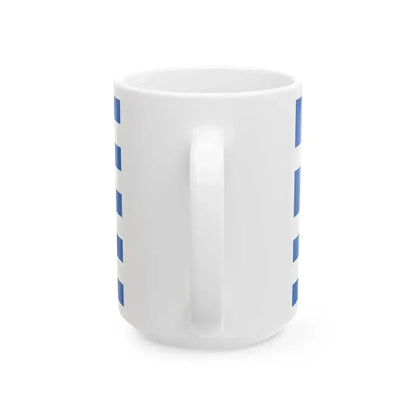 Flag of Greece 7-12 (Greece) White Coffee Mug - Go Mug Yourself