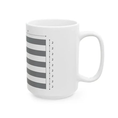 Flag of Greece construction (Greece) White Coffee Mug - Go Mug Yourself