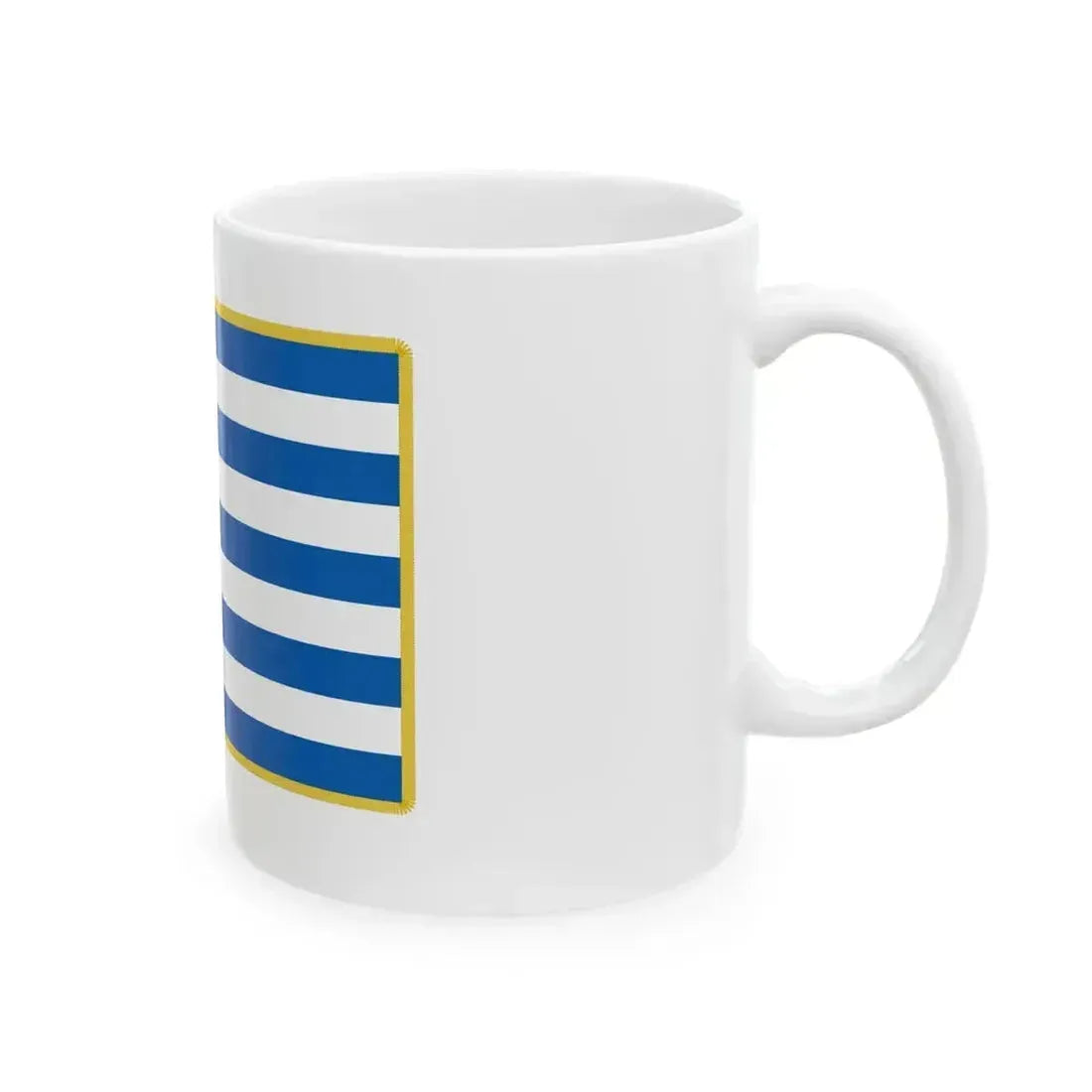 Flag of Greece parade (Greece) White Coffee Mug - Go Mug Yourself