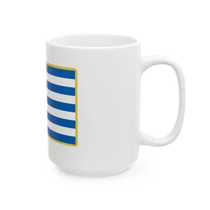 Flag of Greece parade (Greece) White Coffee Mug - Go Mug Yourself