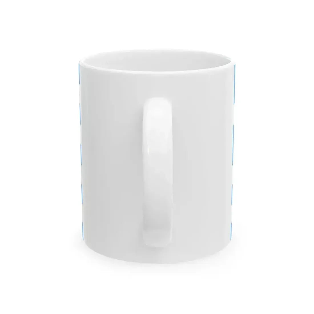 Flag of Greece sky blue (Greece) White Coffee Mug - Go Mug Yourself