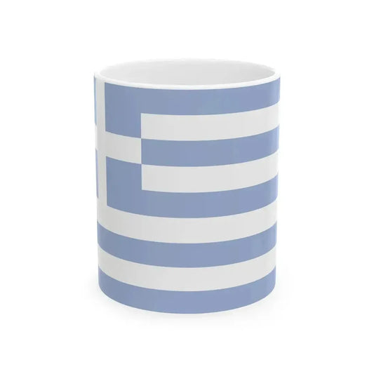 Flag of Greece WFB 2000 (Greece) White Coffee Mug 11oz - Go Mug Yourself
