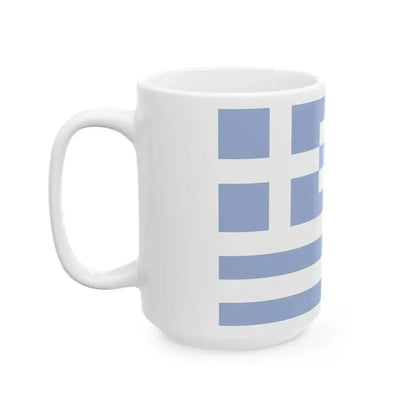 Flag of Greece WFB 2000 (Greece) White Coffee Mug - Go Mug Yourself