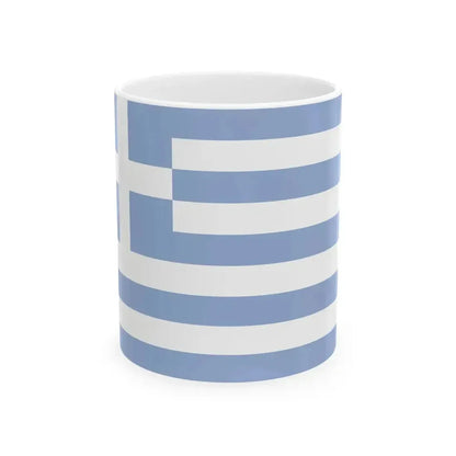 Flag of Greece WFB 2004 (Greece) White Coffee Mug 11oz - Go Mug Yourself