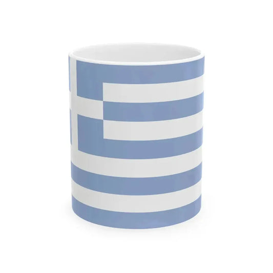 Flag of Greece WFB 2004 (Greece) White Coffee Mug 11oz - Go Mug Yourself