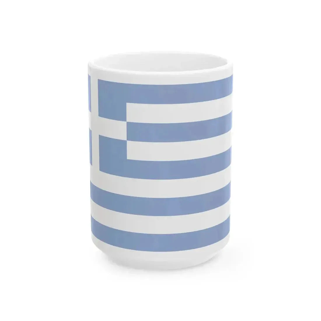 Flag of Greece WFB 2004 (Greece) White Coffee Mug 15oz - Go Mug Yourself